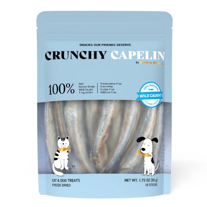 Golden Pollock - Wholesale Pet Treats - Dog - Crunchy Capelin by Golden Pollockâ„¢
