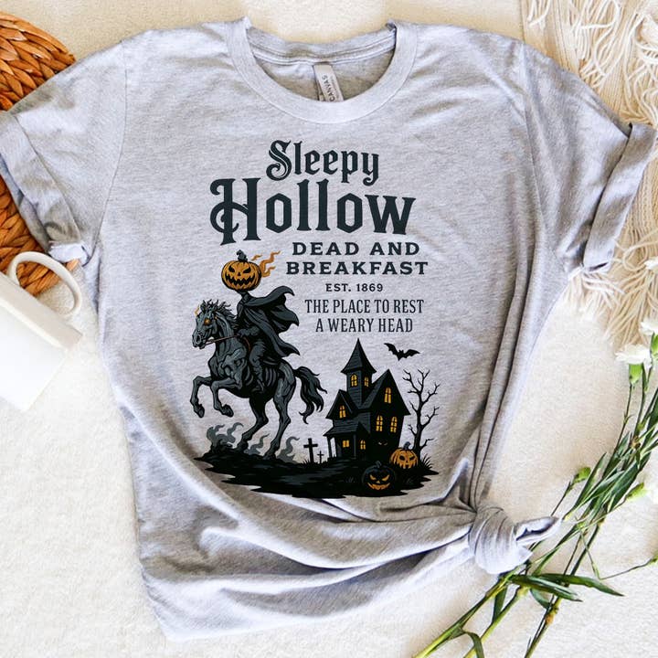 Sleepy Hollow - Maglietta del film horror di Halloween con zucca per la vendita all'ingrosso da parte di House Of Rodan