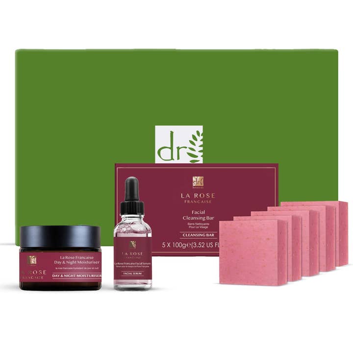 Dr Botanicals La Rose Francaise Skincare Gift Set for wholesale by skinChemists | Anti-Ageing Skincare