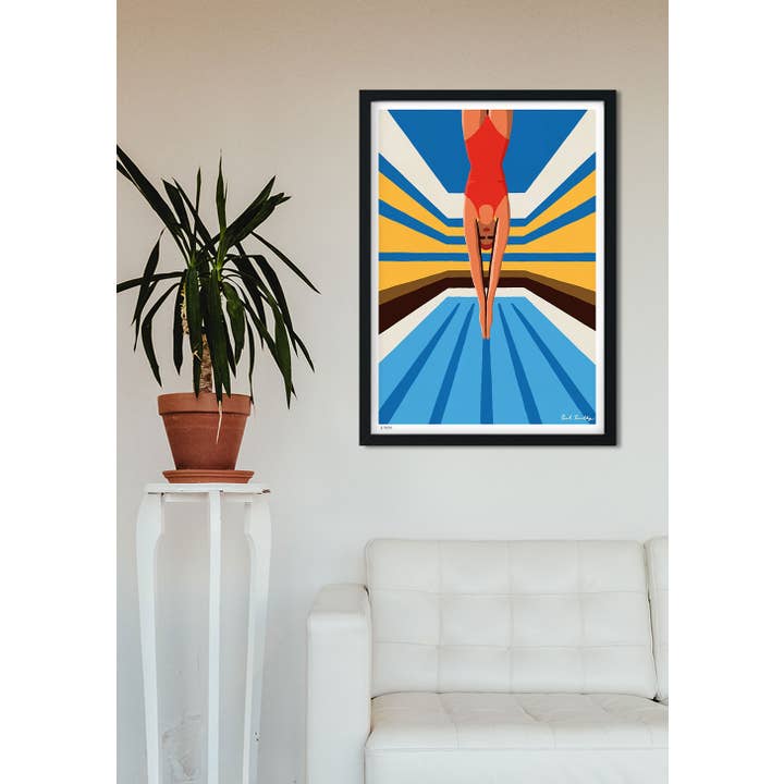 Sergeant Paper – wholesale Art print – Paul Thurlby - DIVER - Summer Art Print3