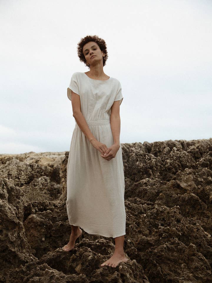 CECILIA SÖRENSEN - Wholesale Dress - Women's - 730 MAGNOLIA Dress in organic cotton muslin