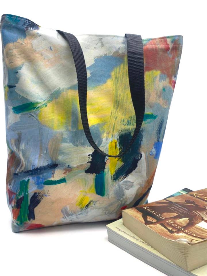 Sac fourre-tout pour peinture abstraite pour la vente par The Doodle Diary