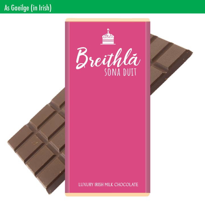 Breithlá sona duit (Happy Birthday to you) (Pink) for wholesale by Sweet Living Kilkenny