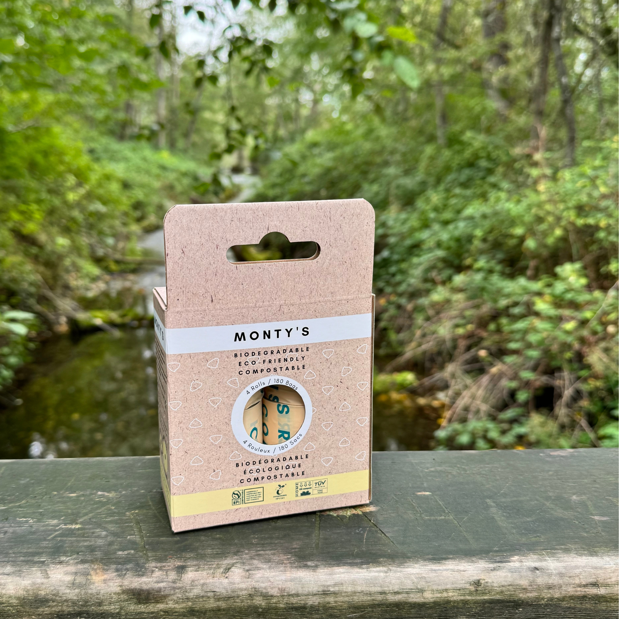 Monty's Bags – wholesale Pet poo bag – Compostable Cornstarch Poop Bags - 9 x 13" - Triples Rolls 13