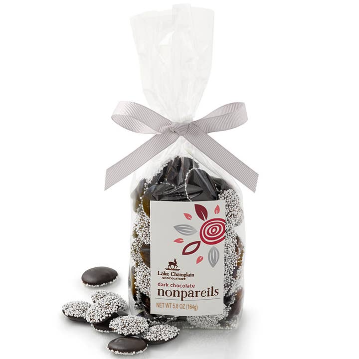 Nonpareil Gift Bag, Dark Chocolate, Organic for wholesale by Lake Champlain Chocolates