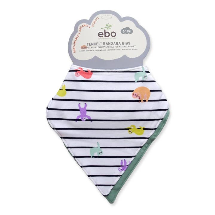 Earth Baby Outfitters - Wholesale Bandana Bib - Tencel Bandana Bibs - 2 Pack