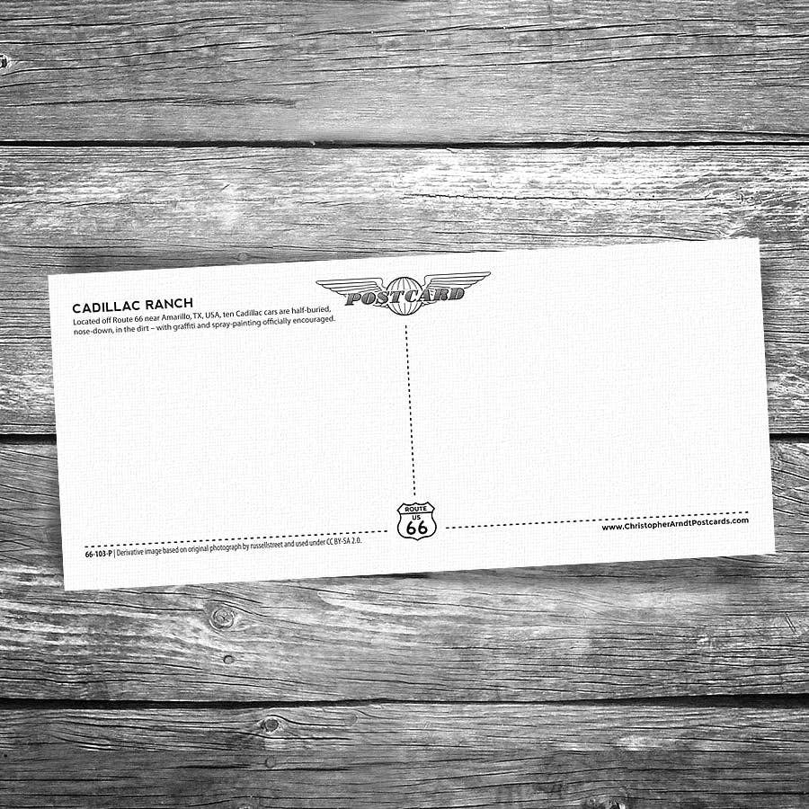 Christopher Arndt Postcard Co. - Wholesale Postcard - Cadillac Ranch Panorama Postcard1