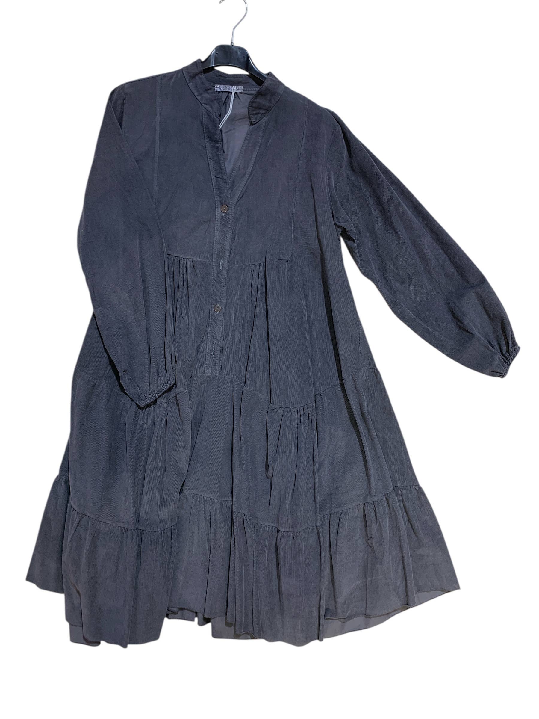 LINEN & COTTON HOUSE - Wholesale Overalls – Women's - CORDUROY PINWALE DRESS 30895