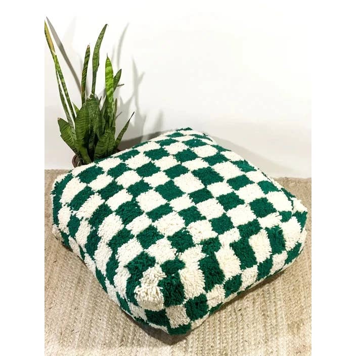 High crafty – wholesale Pouf – Moroccan Pouf – Personalized Plaid Pouf | Handmade Recycled