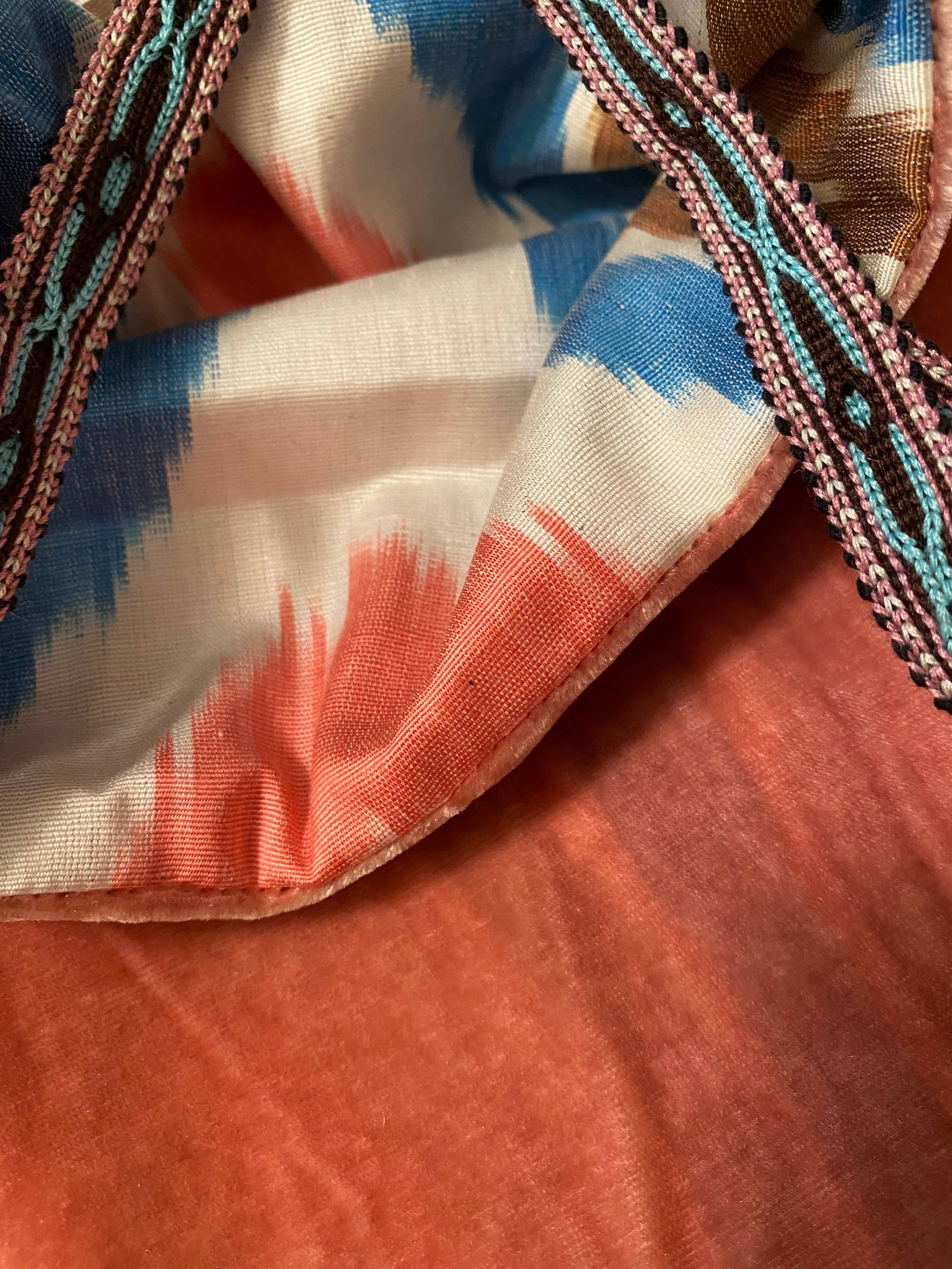 verschiedene Farben Mini-Shopper aus Samt, Handtaschen für den Großhandel auf Faire14