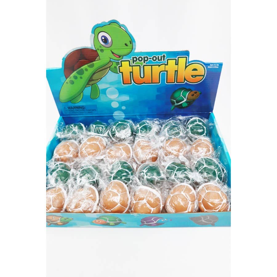 MIX COLOR Turtle Pop-Out Squishy Silicone Sensory Fidget Toy for wholesale on Faire6