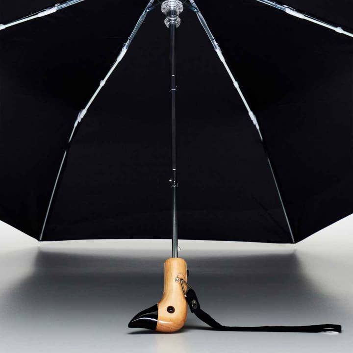 Original Duckhead EU - Vente Parapluie – unisexe - Parapluie Compact Éco-responsable à Tête de Canard Classique Noir