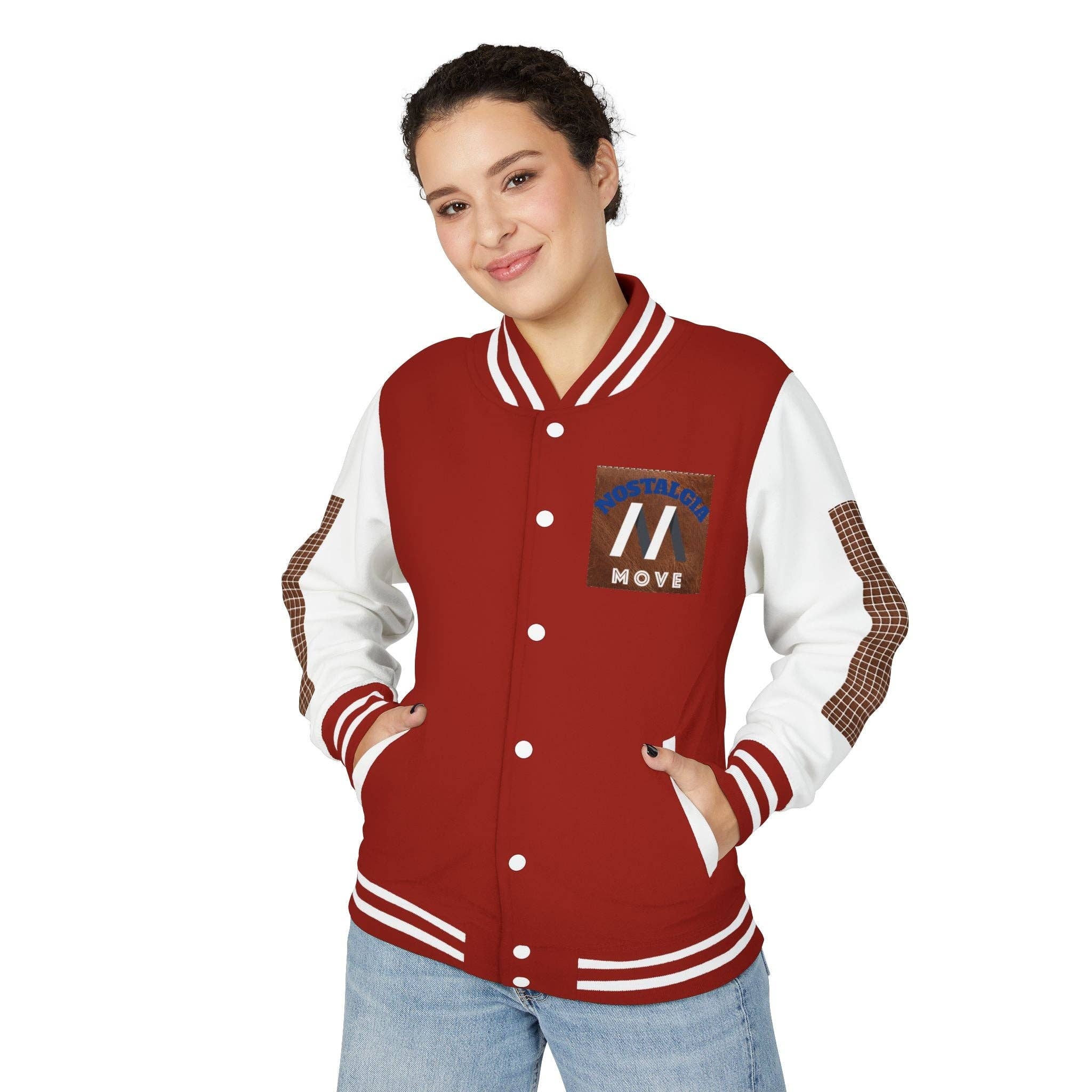 RC'nSONS - Wholesale Varsity/Baseball Jacket - Women's - Vintage-Inspired Heavyweight Letterman Jacket, Unisex Varsity Jacket, Retro College Apparel, Perfect for Game Day, Nostalgia Move Style13
