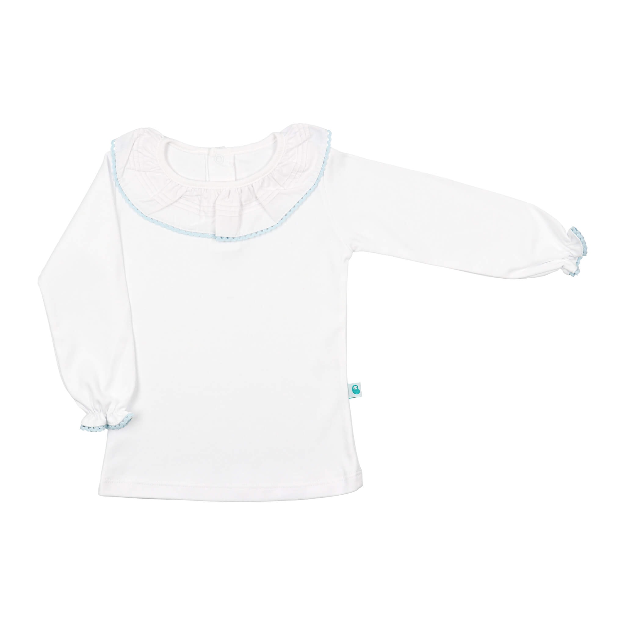 Bean Baby Clothes - Wholesale T-Shirt - Kids - Baby Cotton Shirt with Greek Lace Collar3