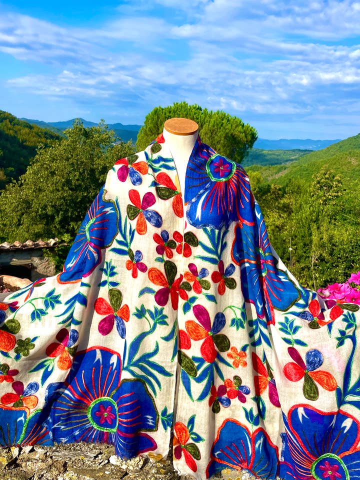 O XAILE ARTESANAL DE CAXEMIRA E SEDA por atacado de KCC Cashmere Limited