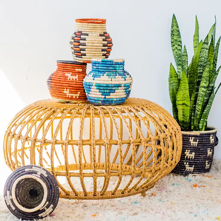 Waasiwolves – Engroshandel Pyntetallerken/skål – Pakke med 6 Olla Kurve4