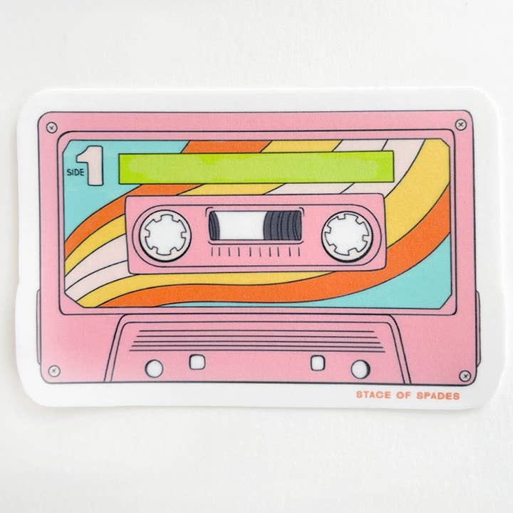 stace of spades – wholesale Sticker – Cassette Tape Stickers (Singles)1