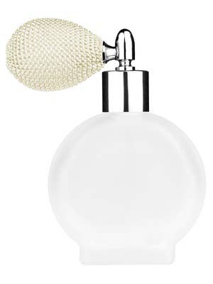 Best Bottles - Vente Flacon pulvérisateur - Flacon rond givré - 50 ml (plusieurs couleurs d'ampoule et de bouchon)3