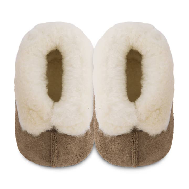 Brown HUSKY - SHOOSHOOS BABY SHOES WINTER PREWALKER SLIPPER for wholesale on Faire1