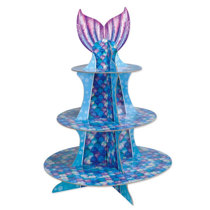Mermaid Cupcake Stand 41cm for wholesale by 360 Degrees Ltd