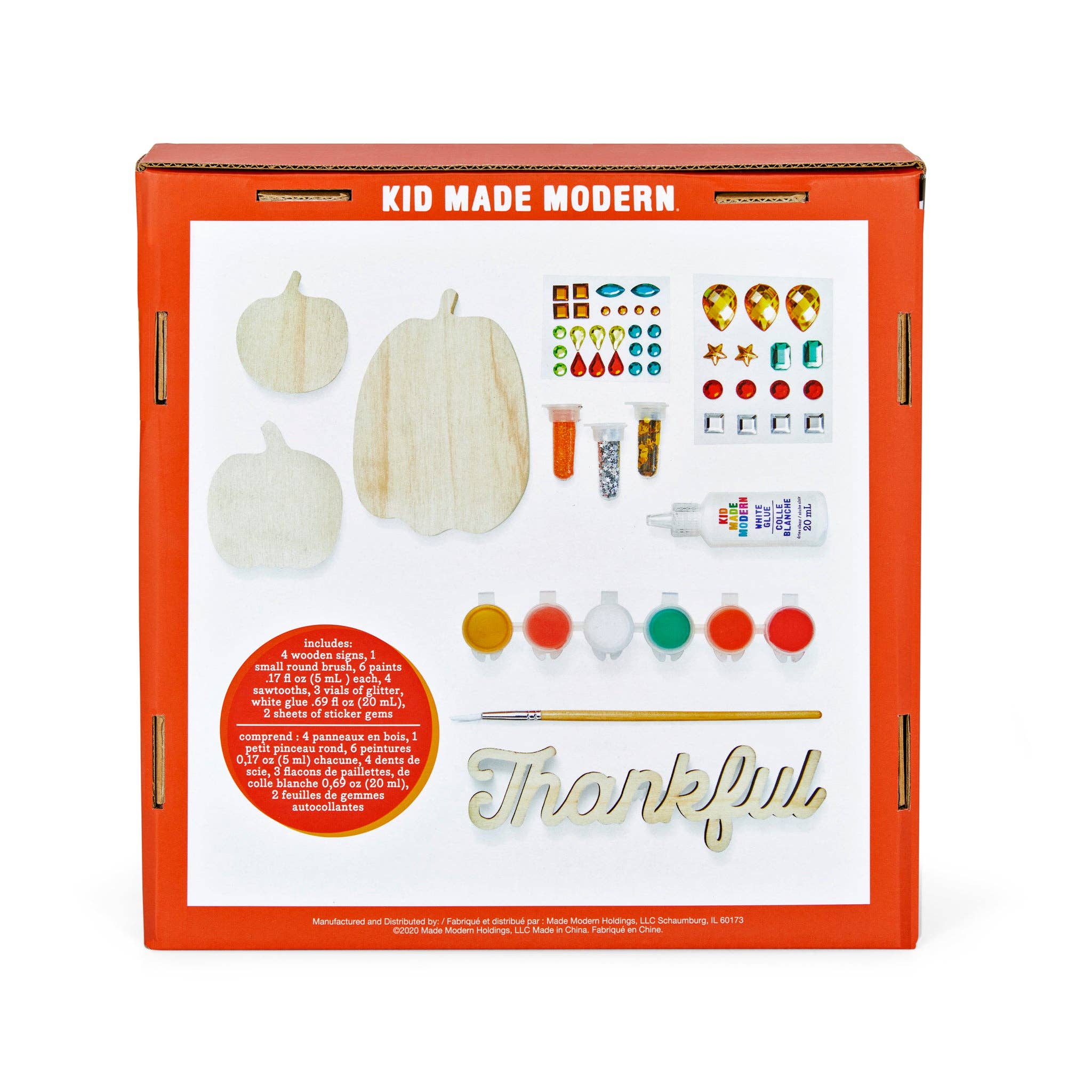 Kid Made Modern - Vente Kit de bricolage – enfant - Panneaux en bois d'automne2