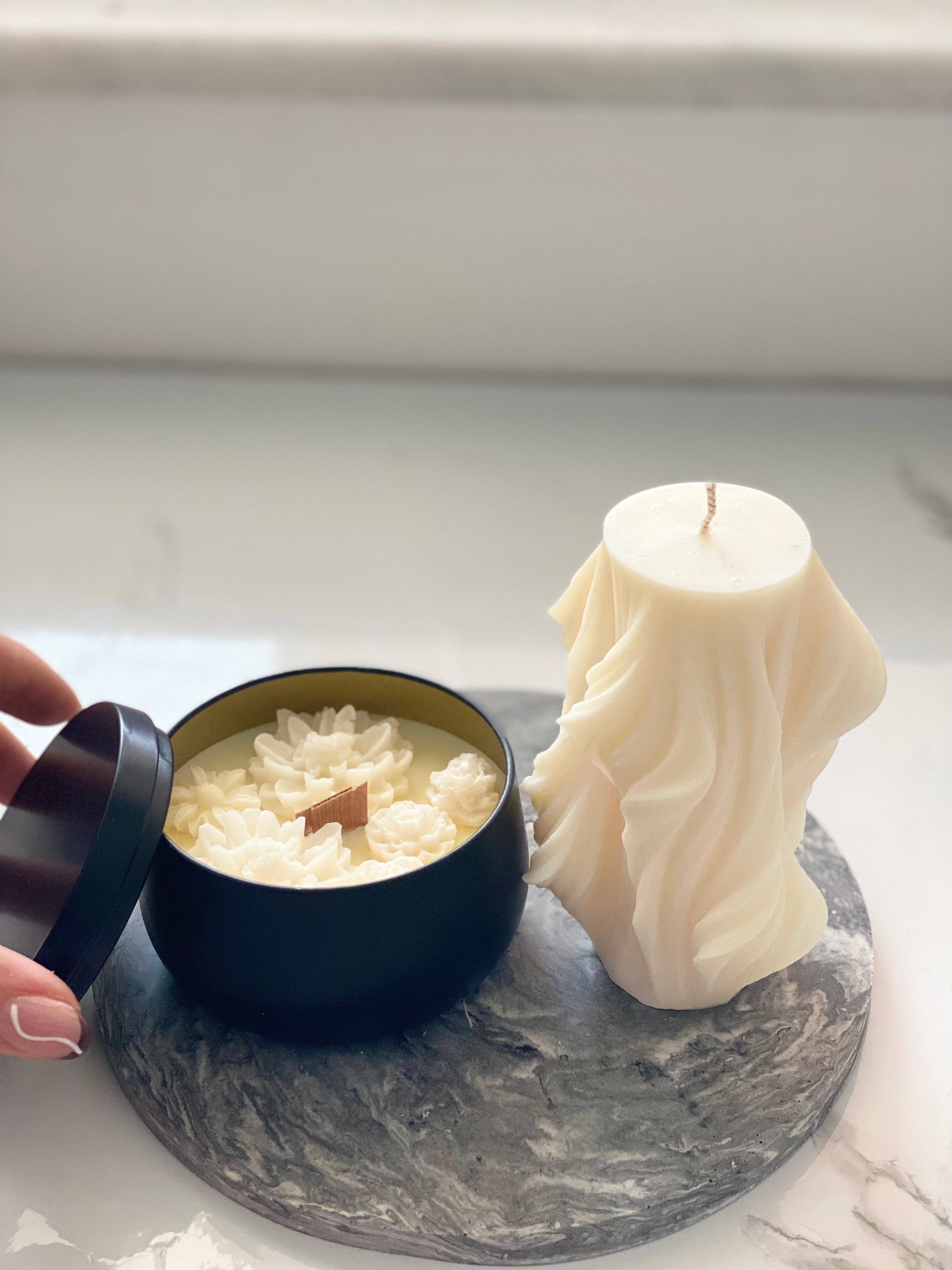 Scent Stories – wholesale Reseljus – Scents Heaven - Doftljus med blommor, sojavax, 40 timmars brinntid3