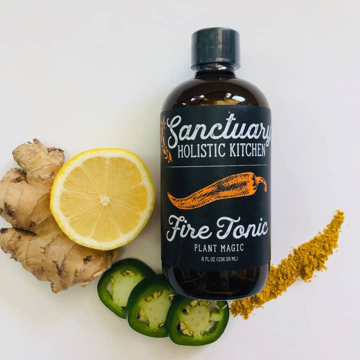 8 oz - Fire Cider for wholesale by Sanctuary Holistic Kitchen