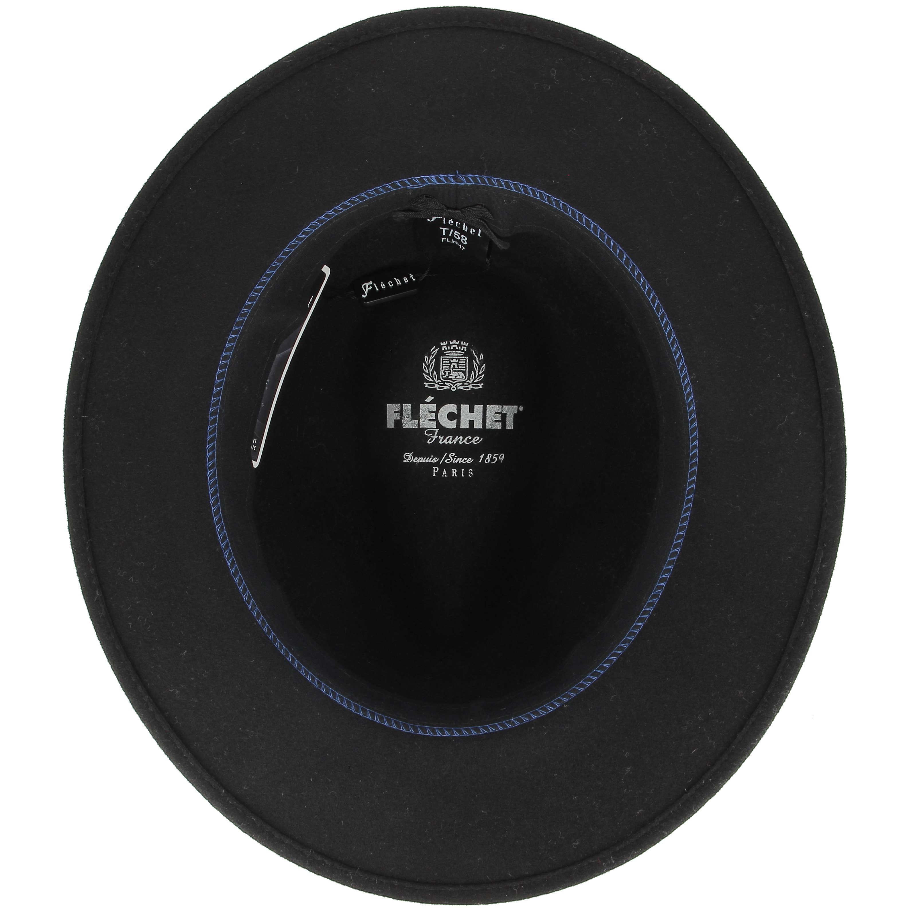 FLECHET - Wholesale Fedora - Unisex - WATERPROOF CRUSHABLE WOOL FELT HAT - FLHH77