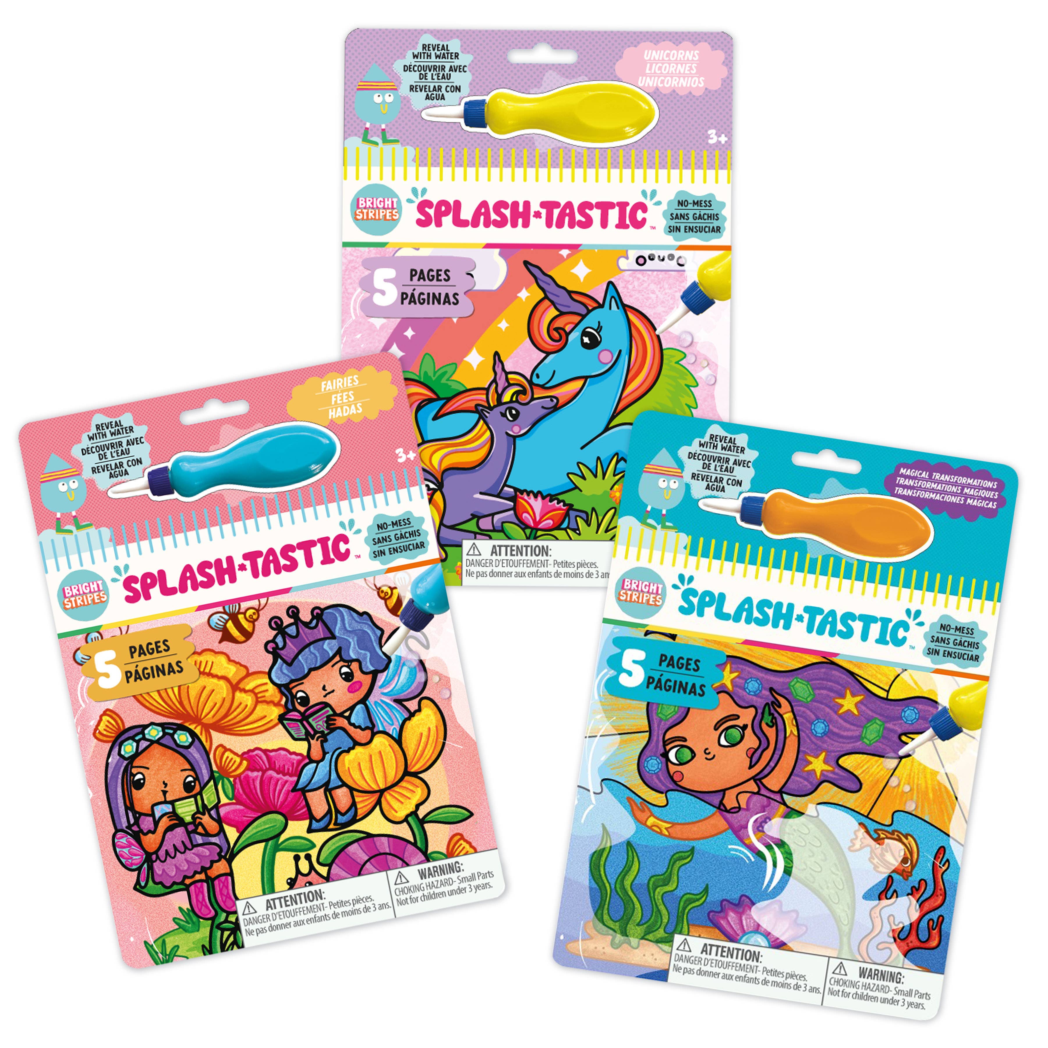 Bright Stripes - Wholesale Coloring & Activity Book - Kids & Baby - Splash*Tastic PDQ Assortment- Magical0