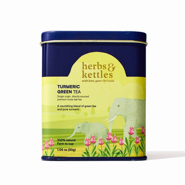 Turmeric Green Tea for wholesale by Herbs & Kettles