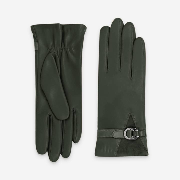 Glove Story - Wholesale Gloves - Women's - Lambskin Leather Gloves–Cashmere,Wool & Nylon Lining–21639CA18
