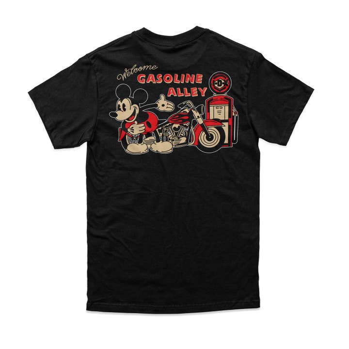 Gasoline Alley Tee for wholesale by Indestructible MFG