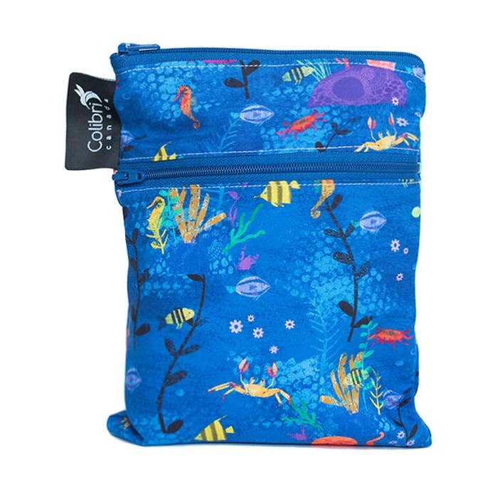 Colibri Canada - Wholesale Wet Bag - Kids & Baby - Under The Sea Mini Double Duty Wet Bag0