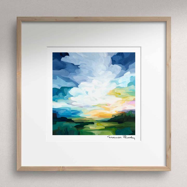 Susannah Bleasby Art - Wholesale Art Print - 'One Fine Day' | Sunrise painting art print0