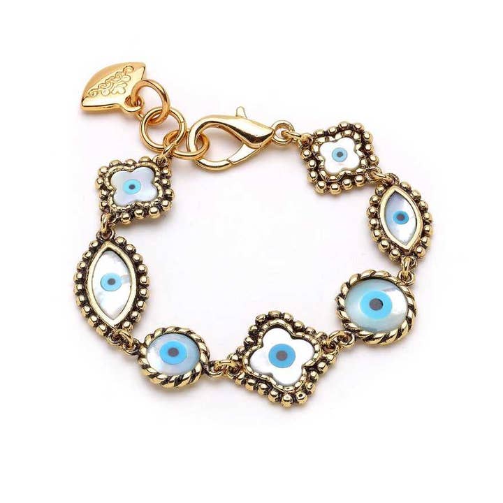 High Up Gold Plated Brass Bracelet for wholesale by Mon Reve