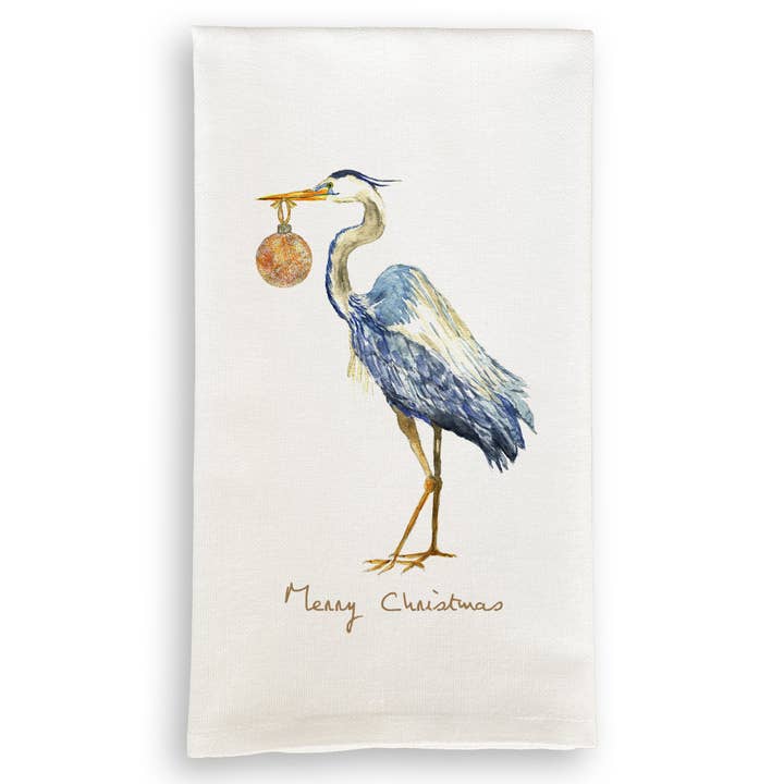 Blue Heron Christmas for wholesale by French Graffiti