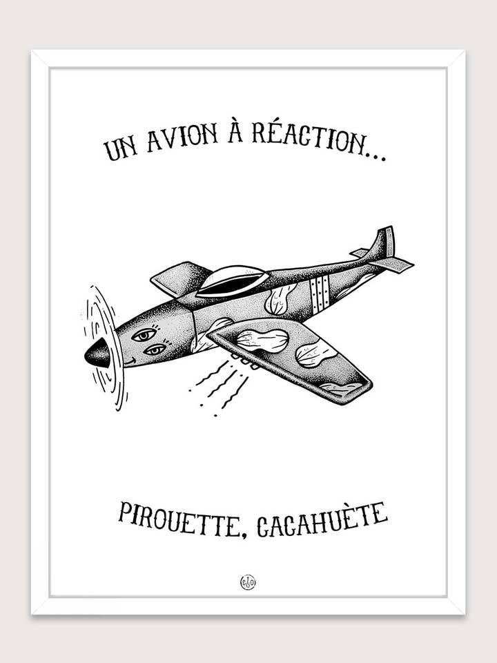 Litografi Plane för wholesale av Les Petits Collectionneurs