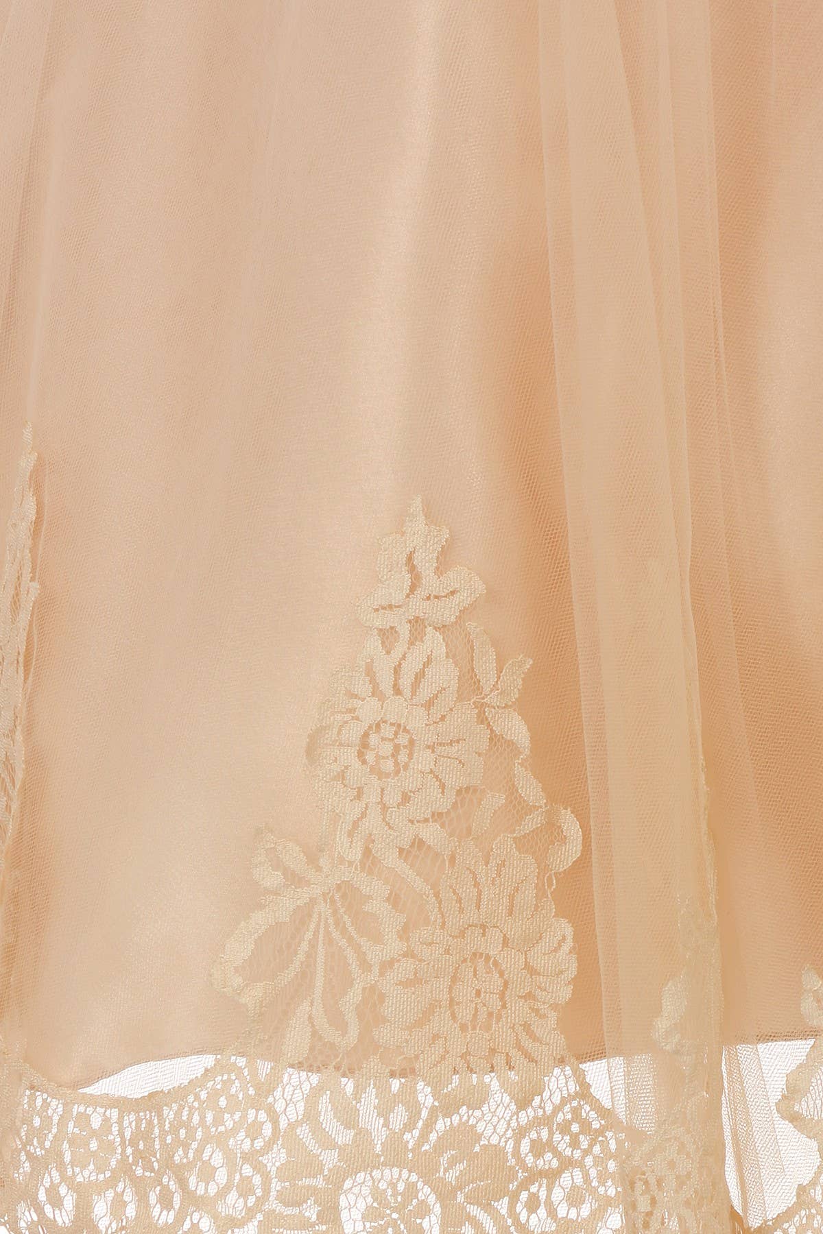 Kid's Dream - Wholesale Dress - Kids - Lace Appliqué Illusion Bateau Girls Dress19