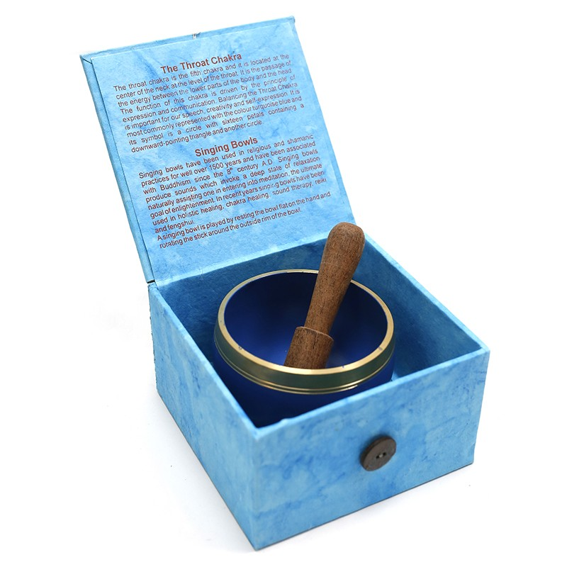 Ethike.eu - Vendita all'ingrosso Attrezzatura per meditazione - Gola - Ciotola Tibetana del Chakra3