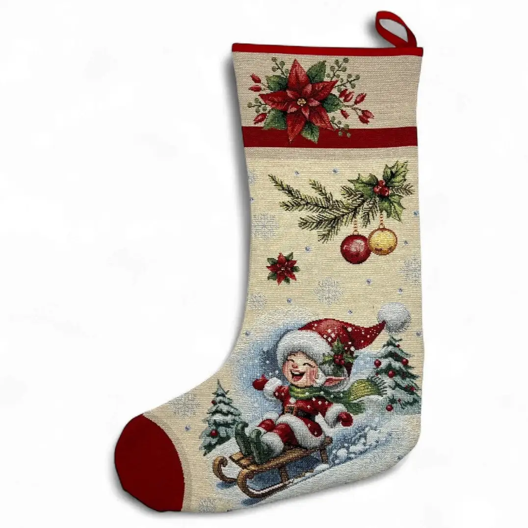 Hesta - Vendita all'ingrosso Calza natalizia - CHRISTMAS SOCKS Premium Gobelin TINY 43x29 cm 0