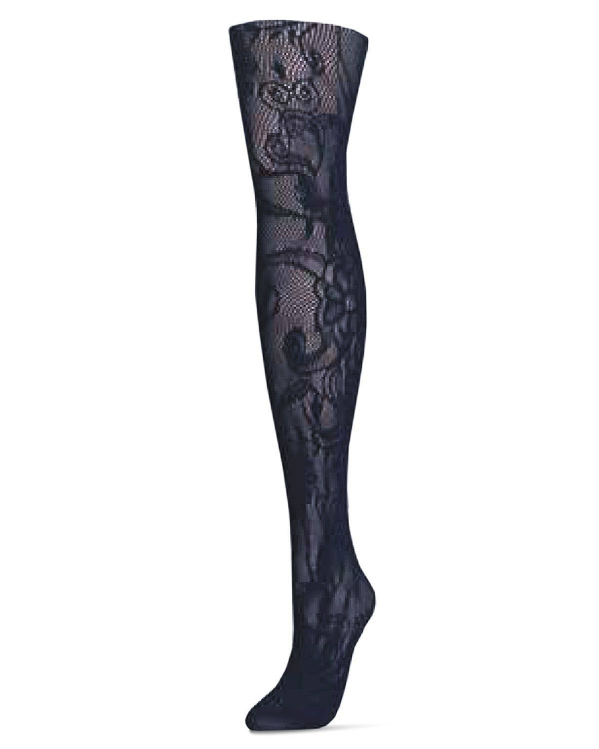 Infinity Classics International Inc. - Wholesale Tights - Women's - MeMoi Botanic Scene Net Tights4
