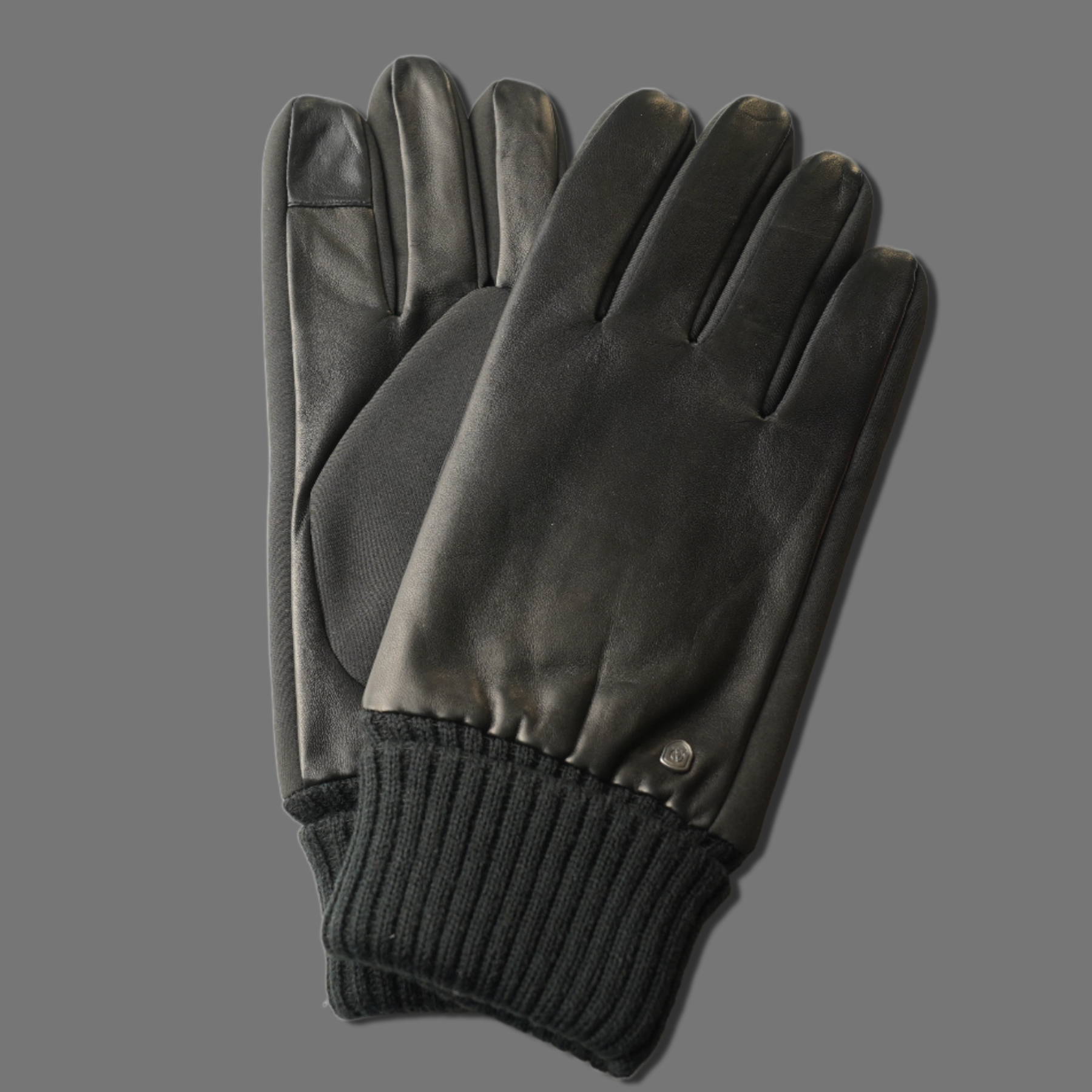 Akaroa - Wholesale Gloves - Men's - VAL men's leather gloves, smartphone function, Italian leather, Thinsulate thermal lining5