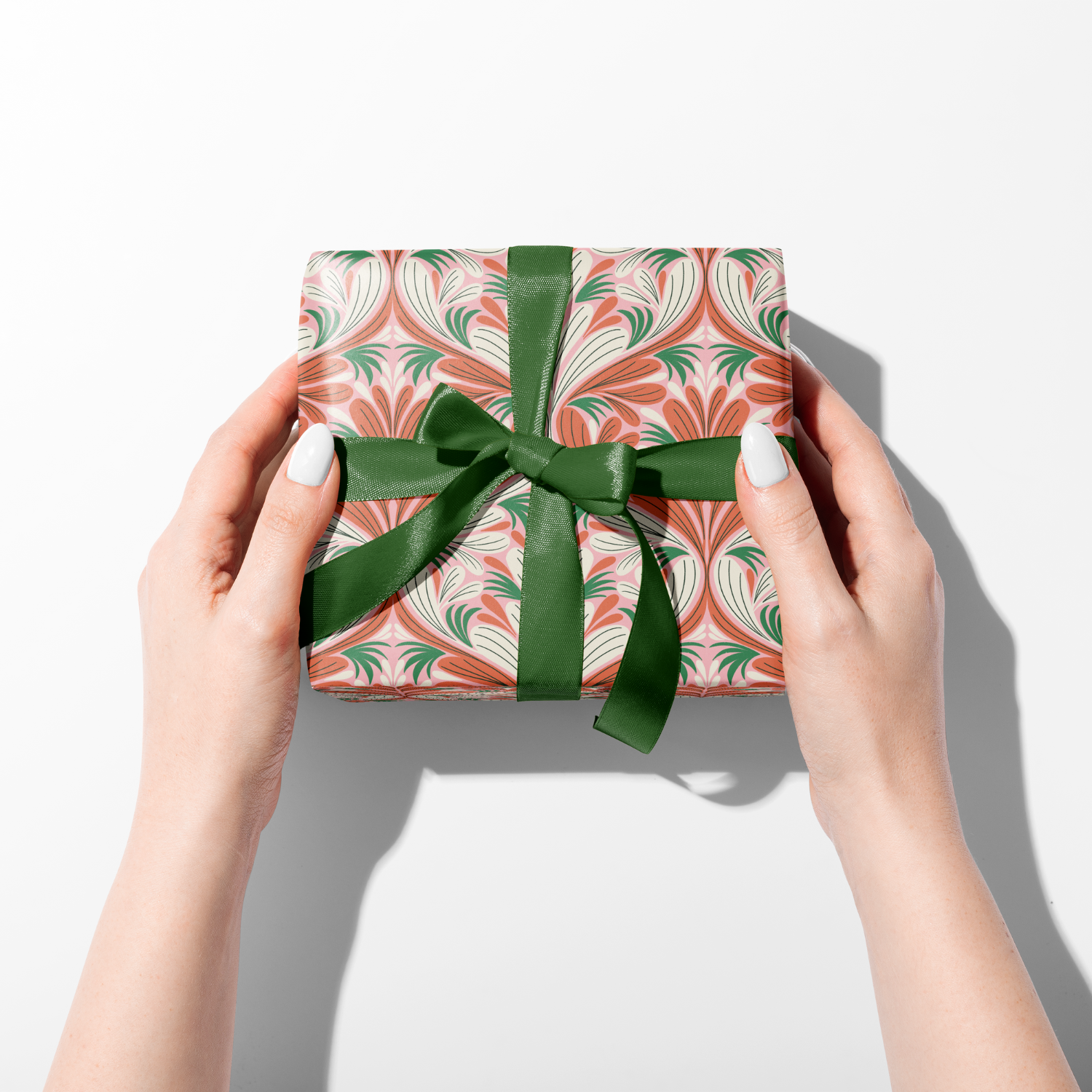 Rebecca Jane Woolbright - Wholesale Flat Wrap - Pretty in Pink Wrapping Paper – Modern Gift Wrap (2 Sheets)3