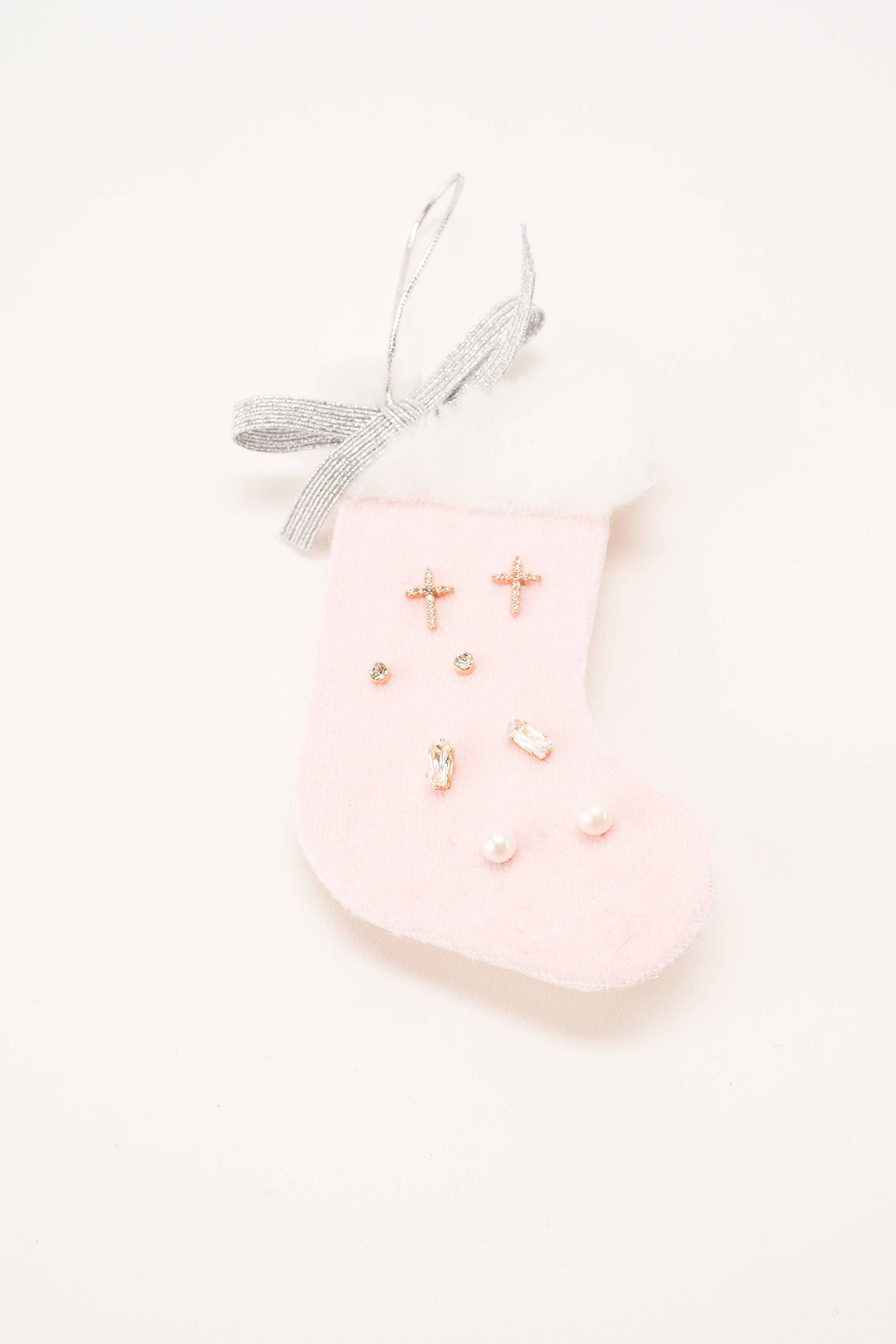 Violet & Brooks - Vente Parures de bijoux - Petit ensemble de poteaux de Noël0