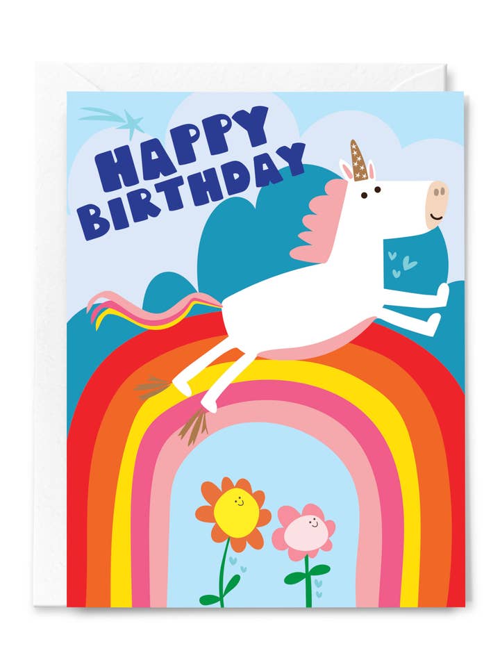 Happy Birthday Unicorn for wholesale by Happy Just Happy