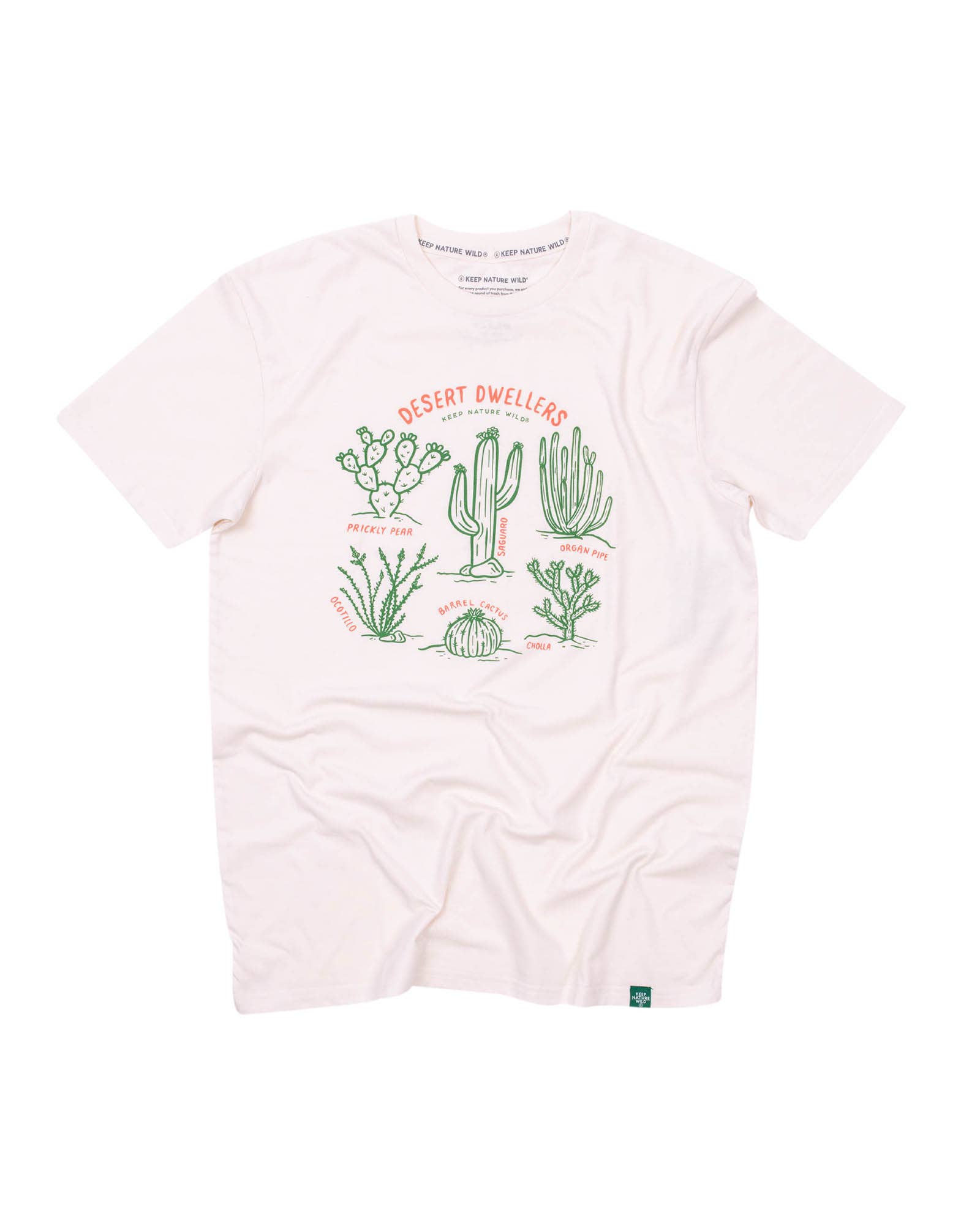 Keep Nature Wild - Wholesale T-shirt met print - Uniseks - Desert Dwellers Unisex t-shirt | Naturel1