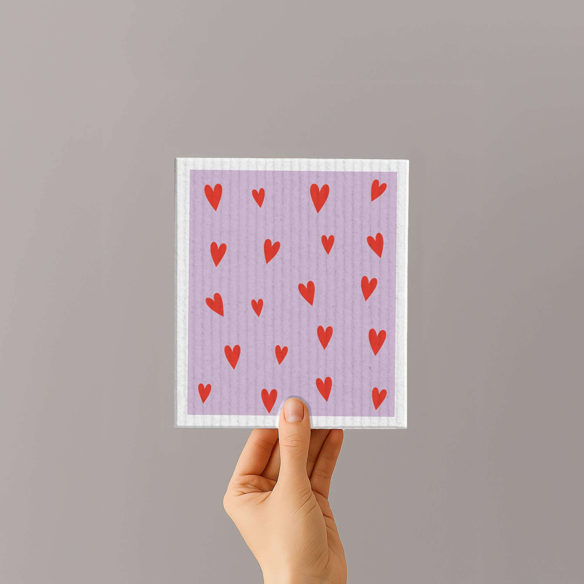 Naturbedacht - Wholesale Dishcloth - Sponge cloth - Hearts - No. 41