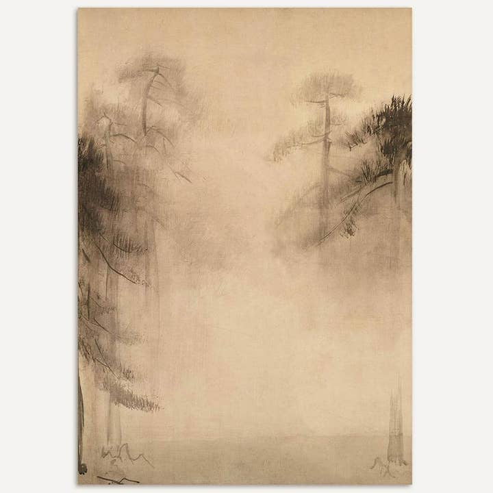 Modern Antique Prints - Vendita all'ingrosso Stampa artistica - Wabi-Sabi Trittico – Stampe d'Arte di Pini Giapponesi