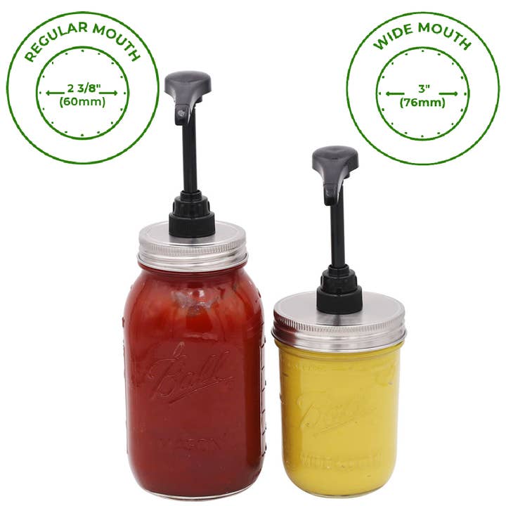 Mason Jar Lifestyle – wholesale Kitchen tool/gadget – Food Grade Dispenser Pump for Mason Jars