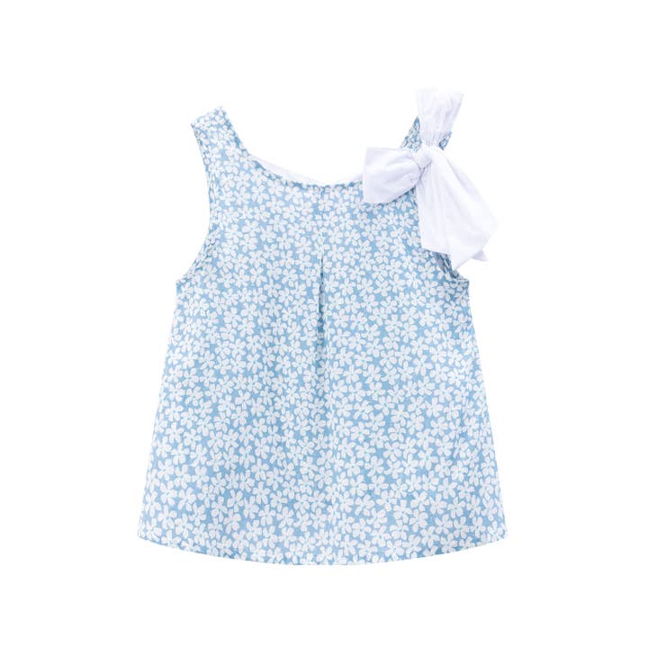 Pattern Floral Print Tie Strap Blouse for wholesale on Faire